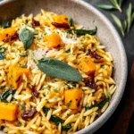 Cozy Butternut Squash Orzo Recipe First Image
