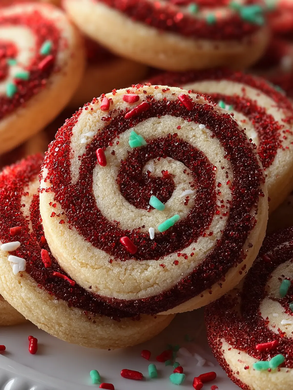 Swirled Christmas Cookies First Image