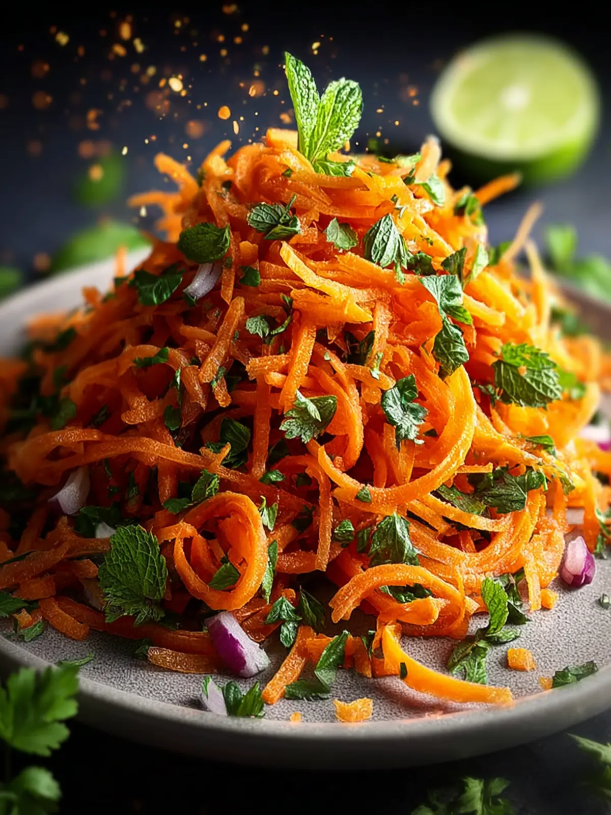 Grated Carrot Salad First Image