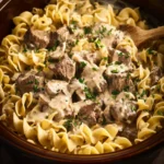 Crock Pot Beef Stroganoff First Image