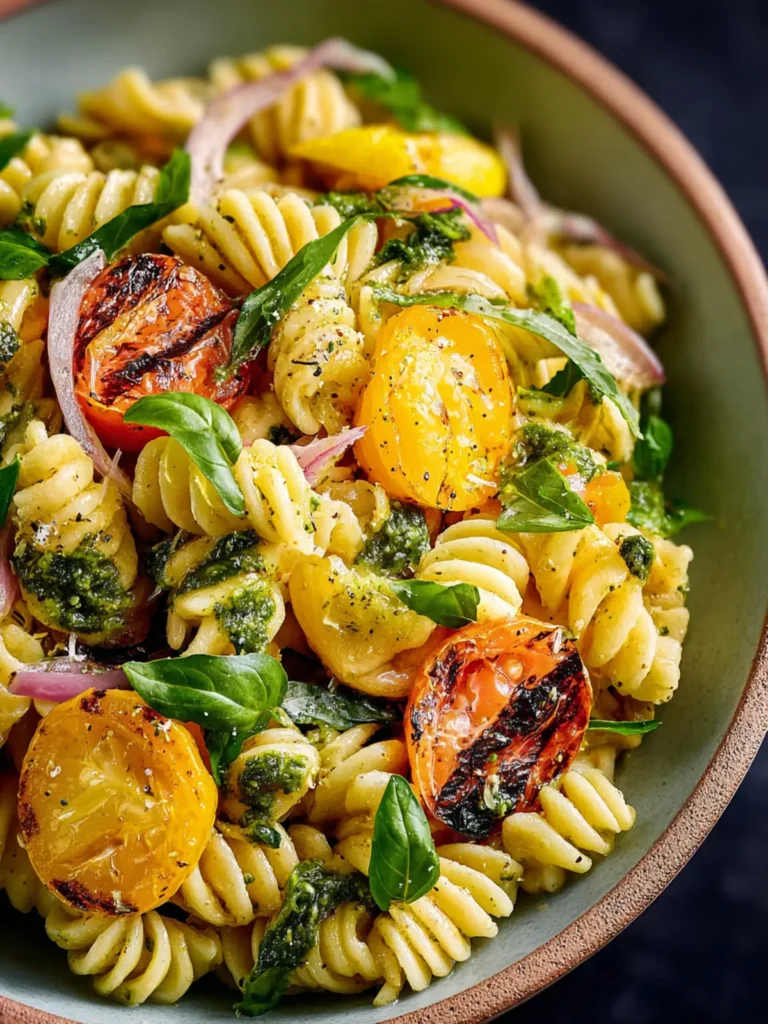 Zesty Lemon Basil Pasta Salad for Perfect Summer Picnics First Image