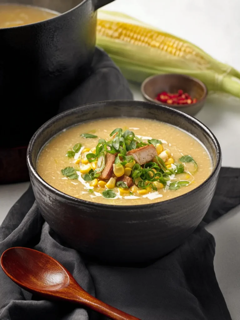Miso Corn Soup First Image
