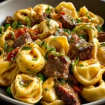 Philly Cheesesteak Tortellini Pasta First Image