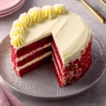 Classic Red Velvet Cake with Cream Cheese Frosting First Image