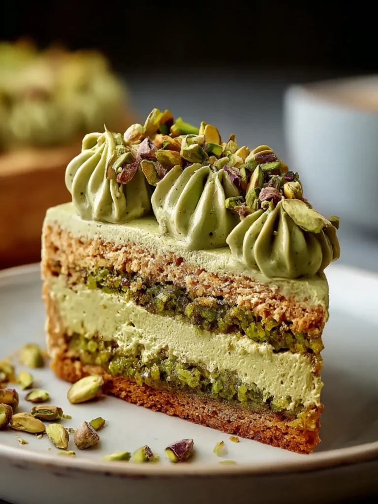 Pistachio Dacquoise Recipe First Image