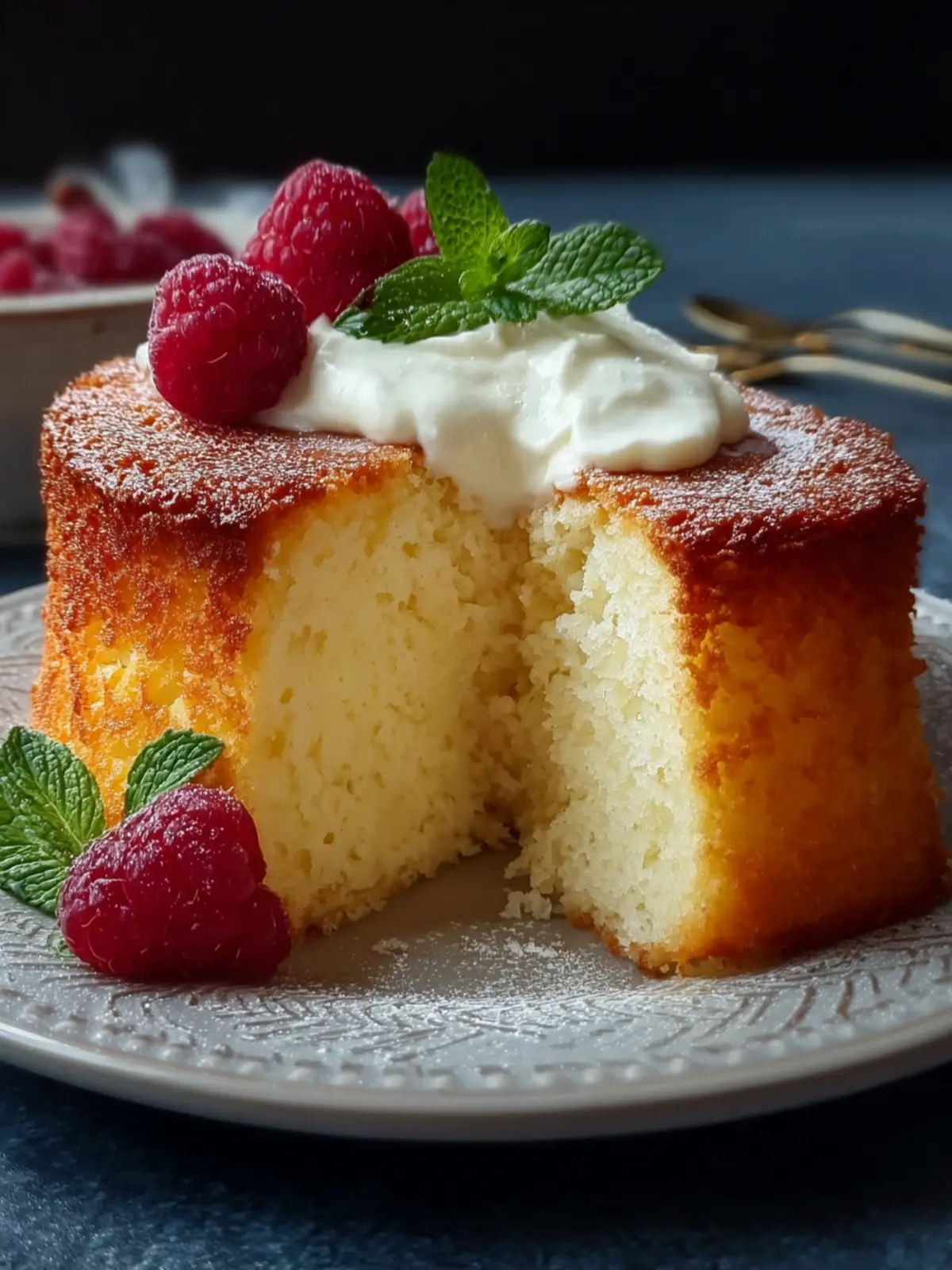 Light & Fluffy Yogurt Cake First Image