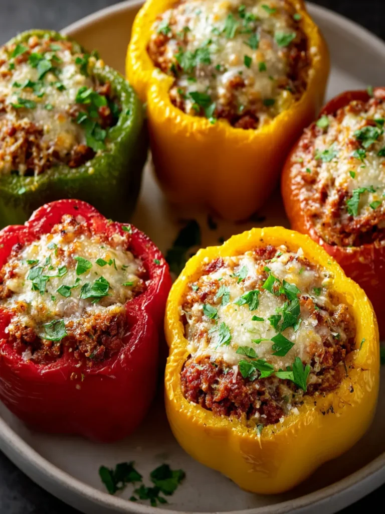 Old Fashioned Stuffed Bell Peppers Recipe First Image