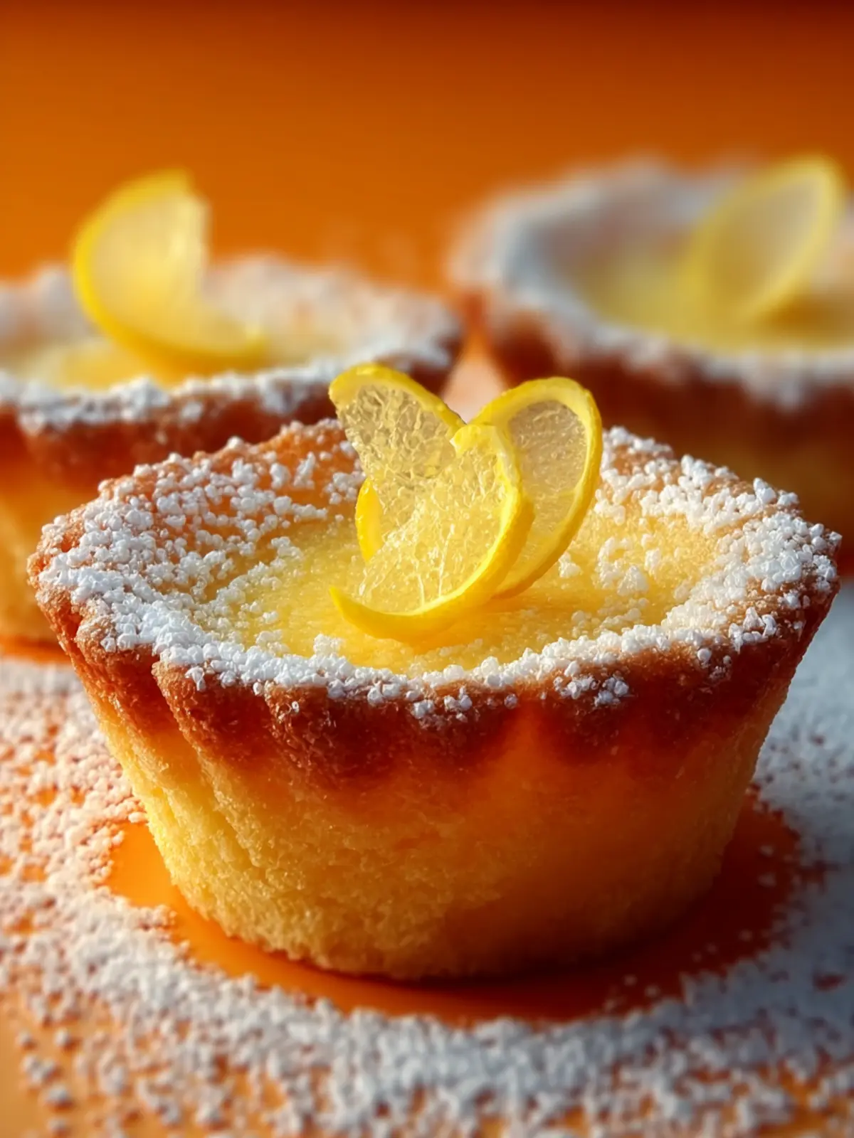 Mini Baby Lemon Impossible Pies First Image