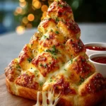 Cheesy Christmas Tree Bread First Image