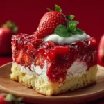 Strawberry Earthquake Cake First Image