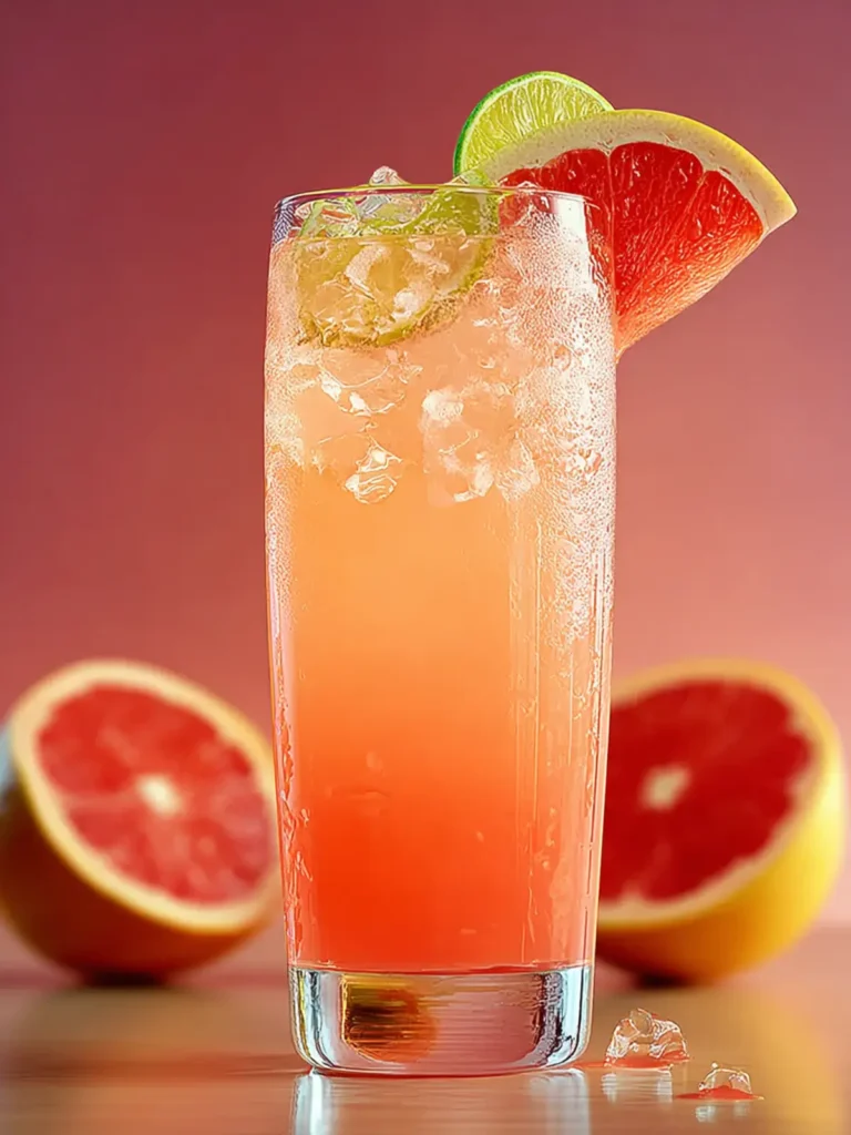 Sunrise Grapefruit Cocktail First Image