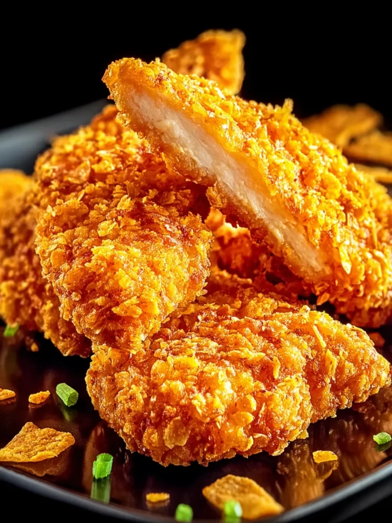 Doritos Crusted Chicken Tenders: Juicy, Crunchy Perfection!