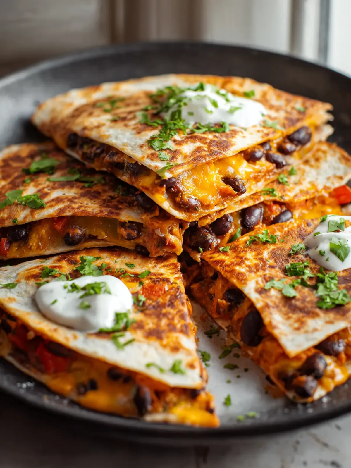 Black Bean Sweet Potato Quesadilla: Easy & Flavor-Packed Bake 5 Black Bean & Sweet Potato Quesadilla Bake Recipe First Image
