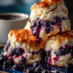 Delicious Blueberry Butter Swim Biscuits First Image