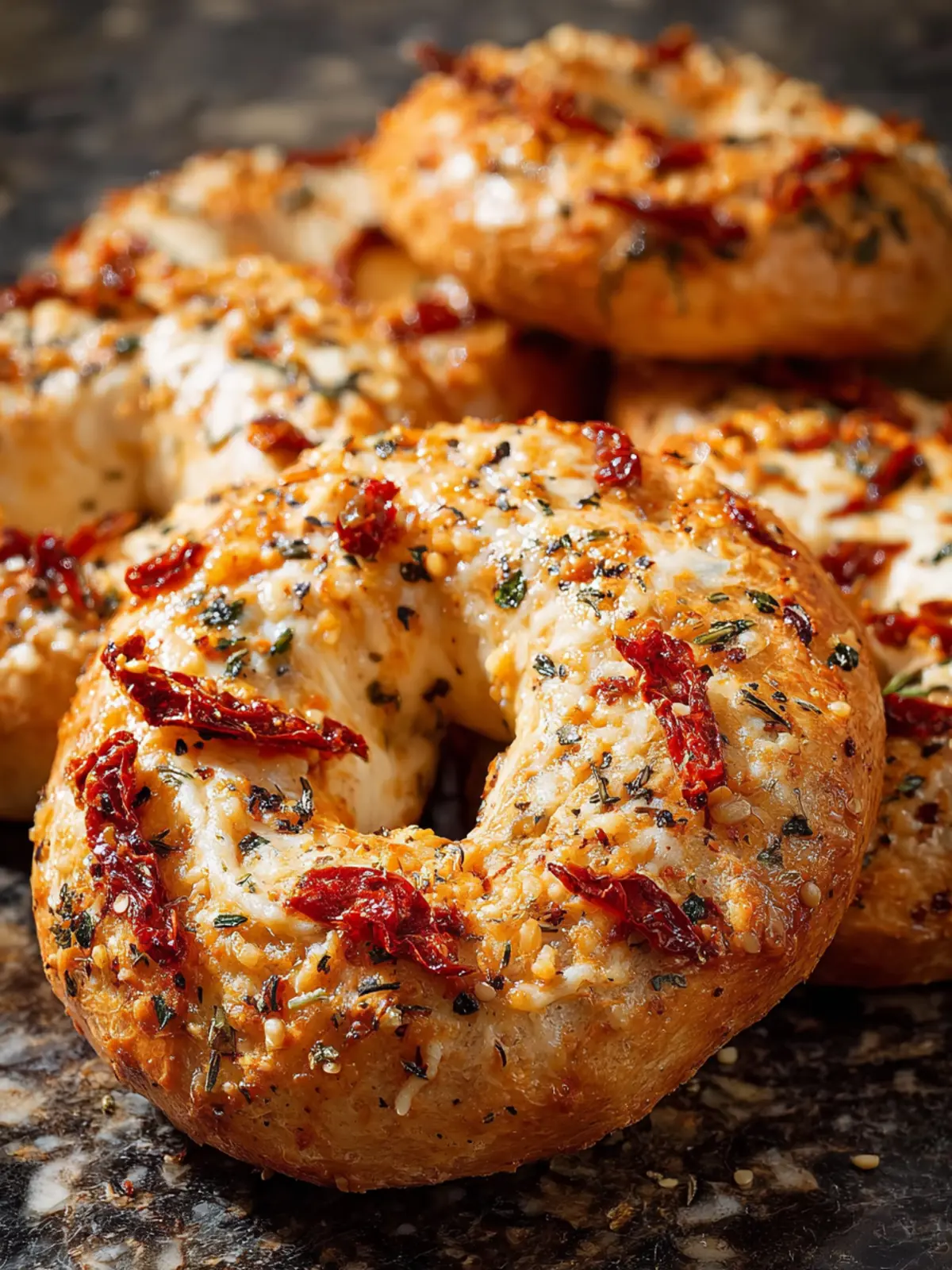 Sourdough Sun Dried Tomato Bagels: Irresistibly Cheesy Bliss 8