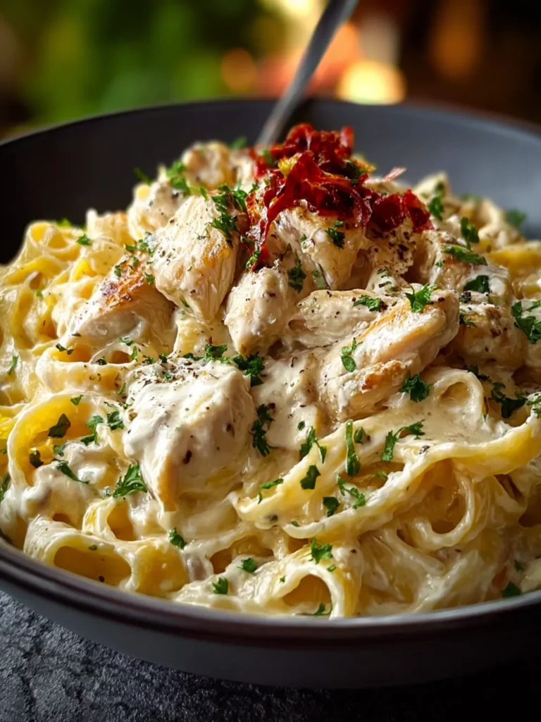 Crock Pot Chicken Alfredo First Image