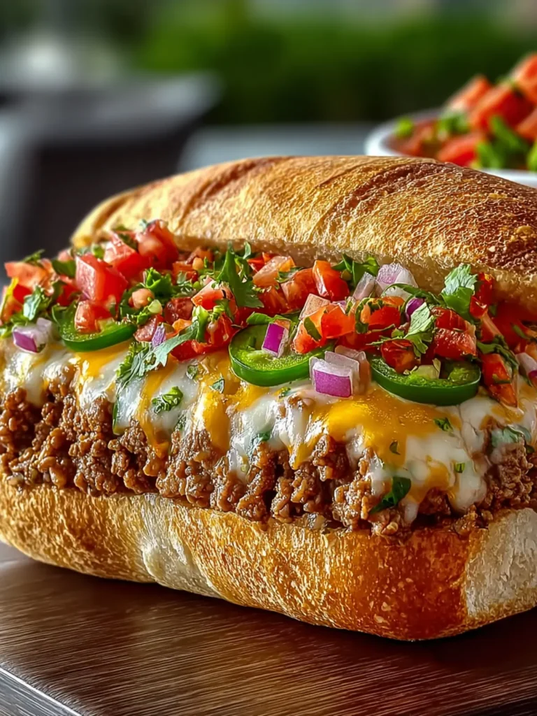 Mexican Chopped Cheese Sandwich First Image