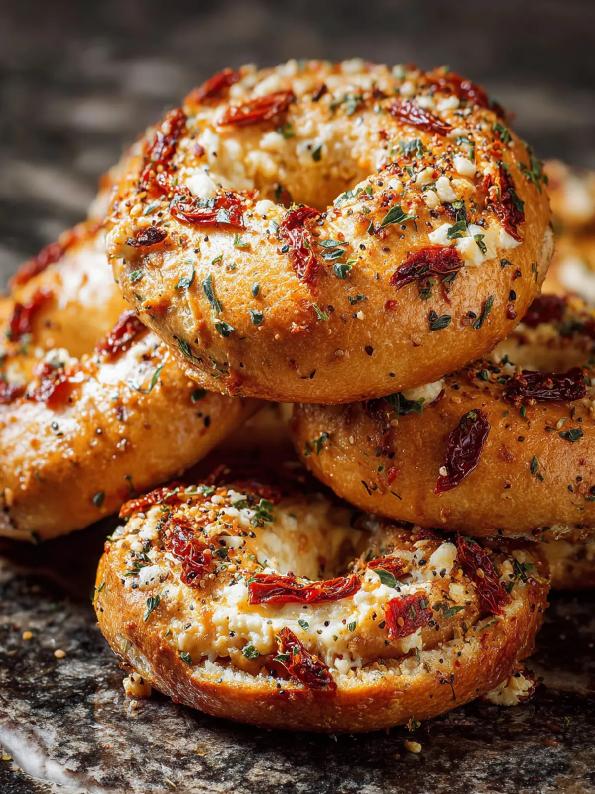 Sourdough Sun Dried Tomato Bagels: Irresistibly Cheesy Bliss 7