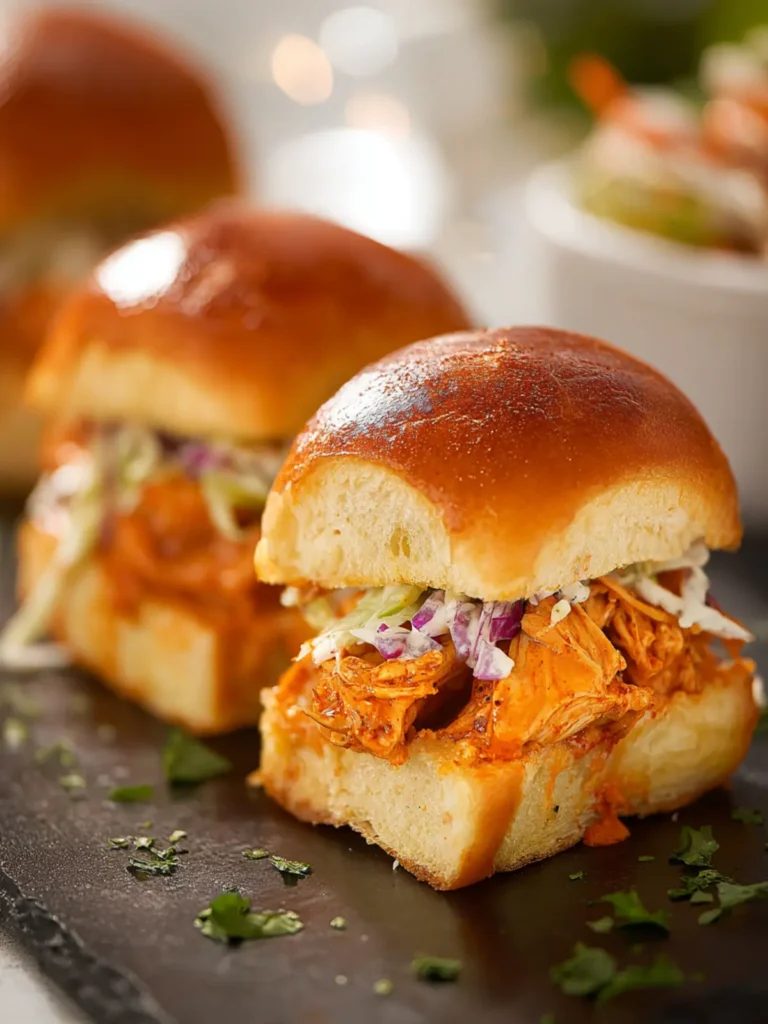 Spicy Buffalo Chicken Sliders First Image