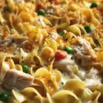 Creamy Million Dollar Chicken Noodle Casserole First Image