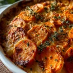 Garlic Scalloped Sweet Potatoes: Indulgent Comfort Food Delight 9 Garlic Scalloped Sweet Potatoes First Image