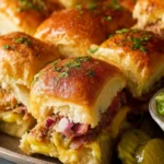 Pickle-Garlic Butter Cuban Inspired Pull-Apart Sliders First Image