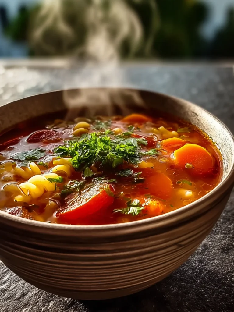 Vegan Italian Penicillin Soup First Image