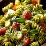 Cold Pesto Pasta Salad Recipe First Image