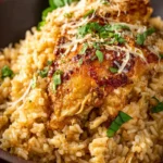 Slow Cooker Parmesan Chicken & Rice: Easy & Irresistibly Creamy! 9 Slow Cooker Parmesan Chicken & Rice First Image