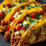 Oven Baked Cheesy Tacos That Will Make You Never Crave Fast Food 9 Oven Baked Cheesy Tacos First Image