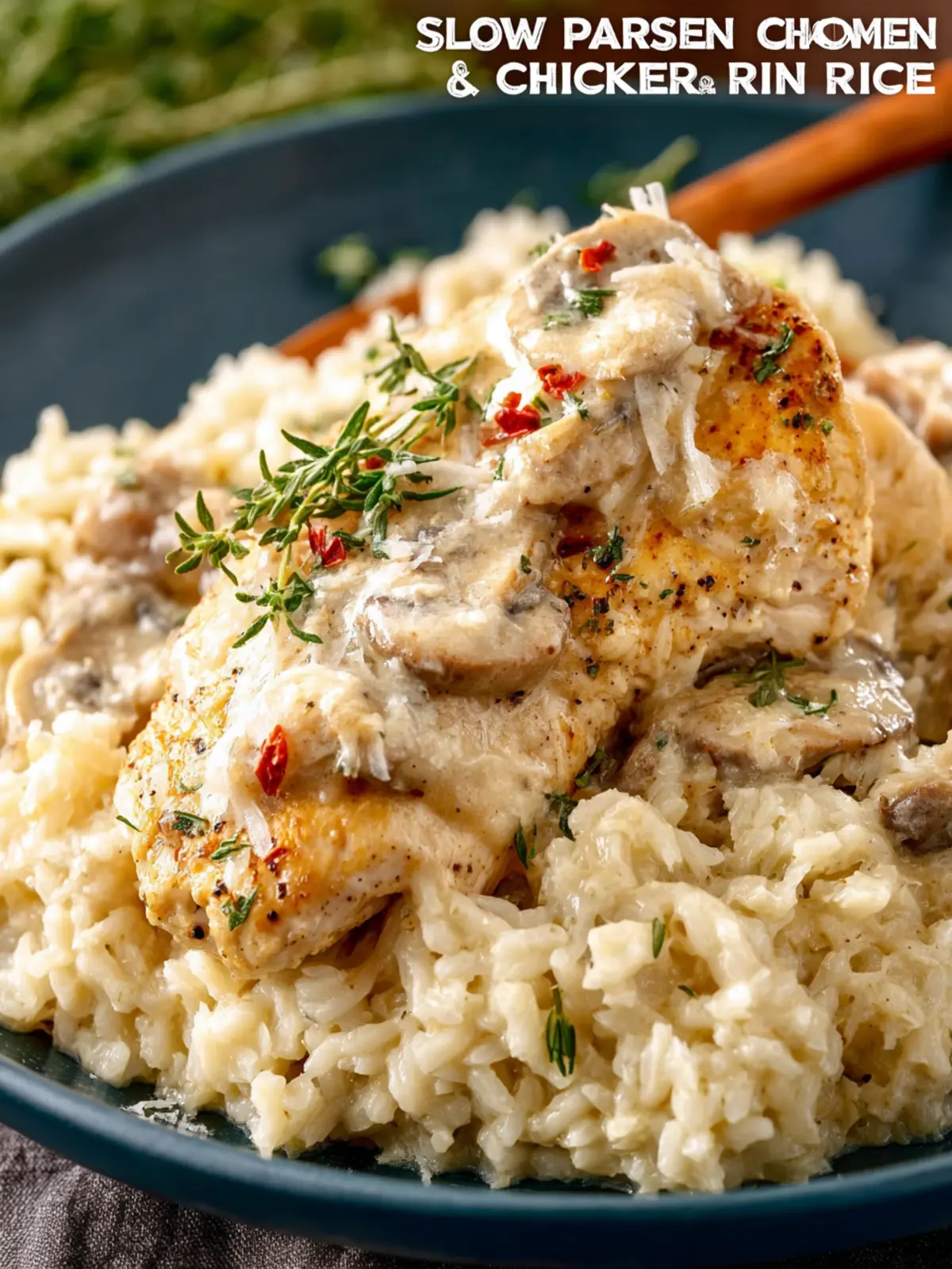 Slow Cooker Parmesan Chicken & Rice: Easy & Irresistibly Creamy! 6