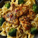 Cowboy Butter Lemon Bowtie Chicken with Broccoli First Image