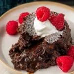 Slow Cooker Chocolate Molten Lava Cake First Image