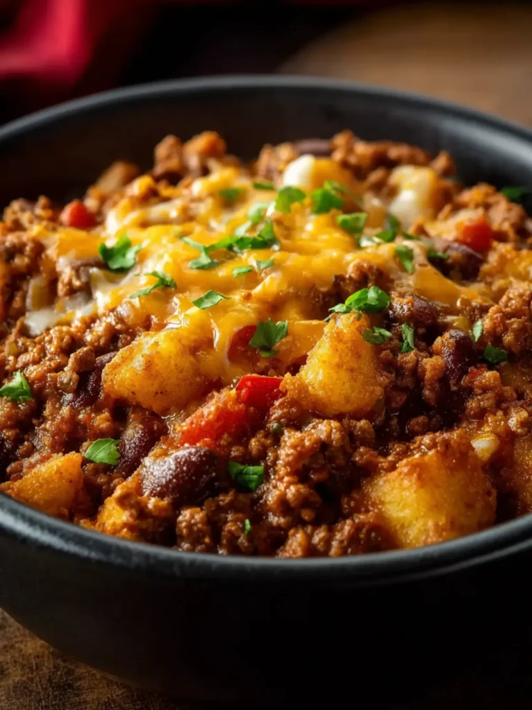 Slow Cooker Cowboy Casserole First Image
