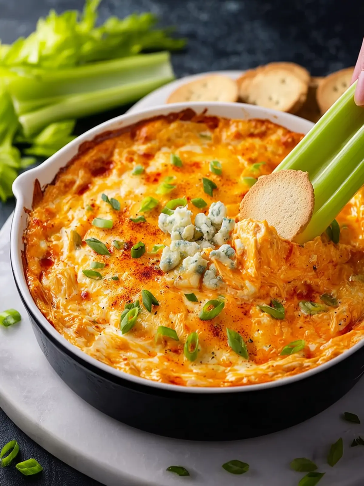 Super Bowl Buffalo Chicken Dip First Image