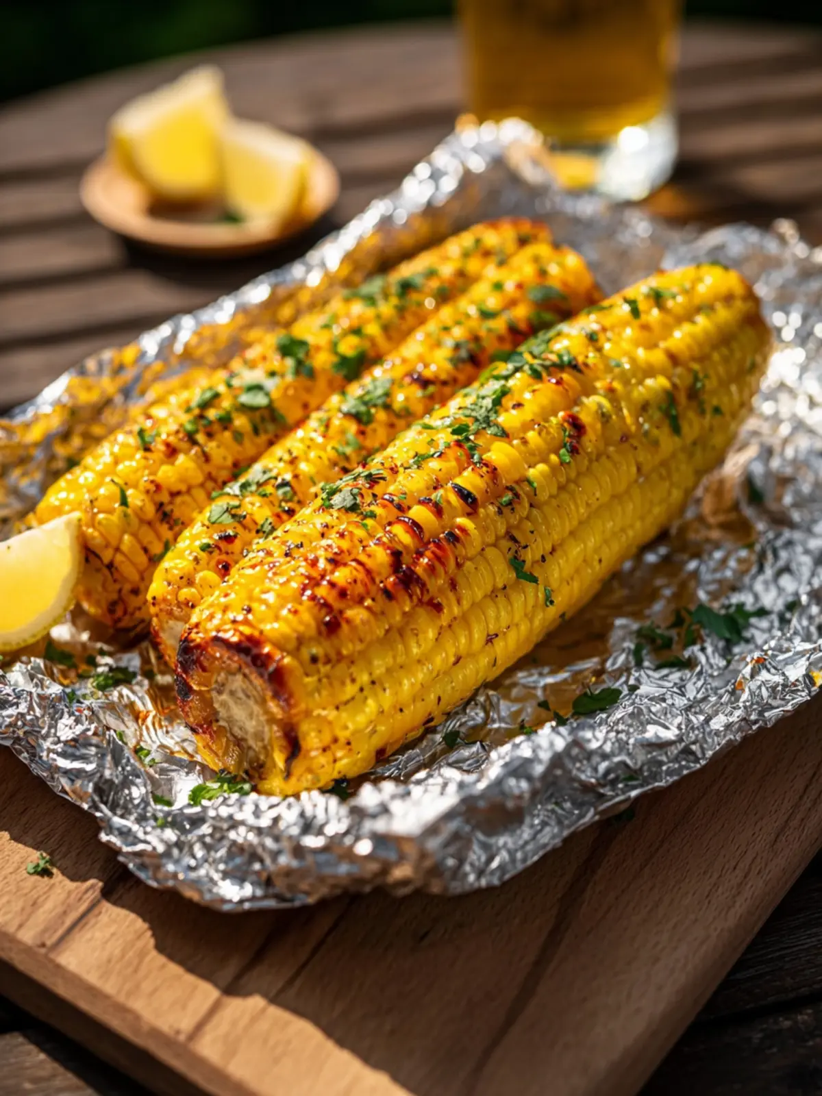 Easy Grilled Corn on the Cob in Foil Recipe First Image