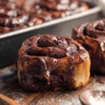 Vegan Chocolate Cinnamon Rolls First Image