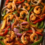 Sheet Pan Shrimp Fajitas First Image